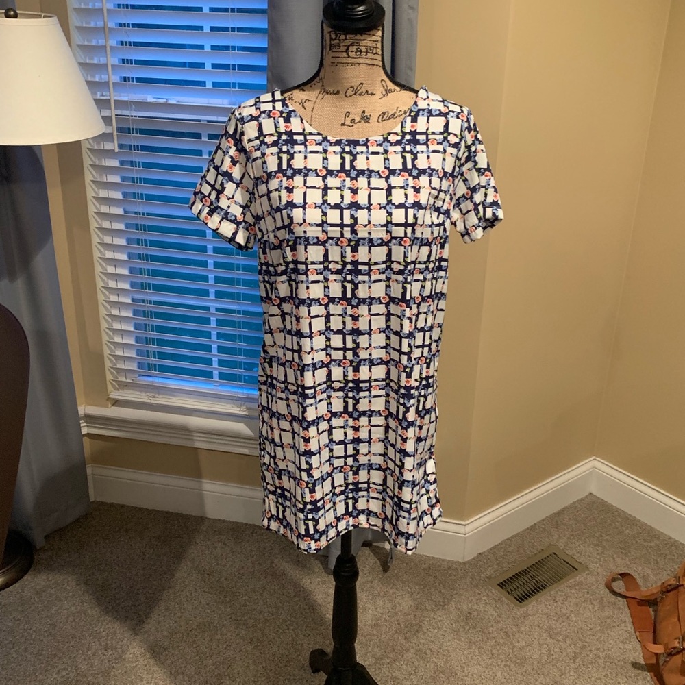 Summer Dress-zip up back.  Fun & Pretty.